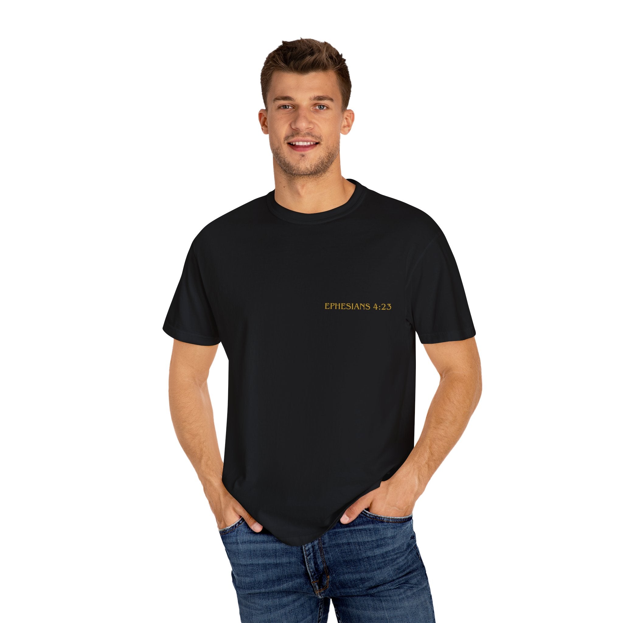 Renew, Inspirational Unisex T-Shirt, Christian Apparel, Faith-Based Gift, Ephesians Quote Tee, Motivational Clothing
