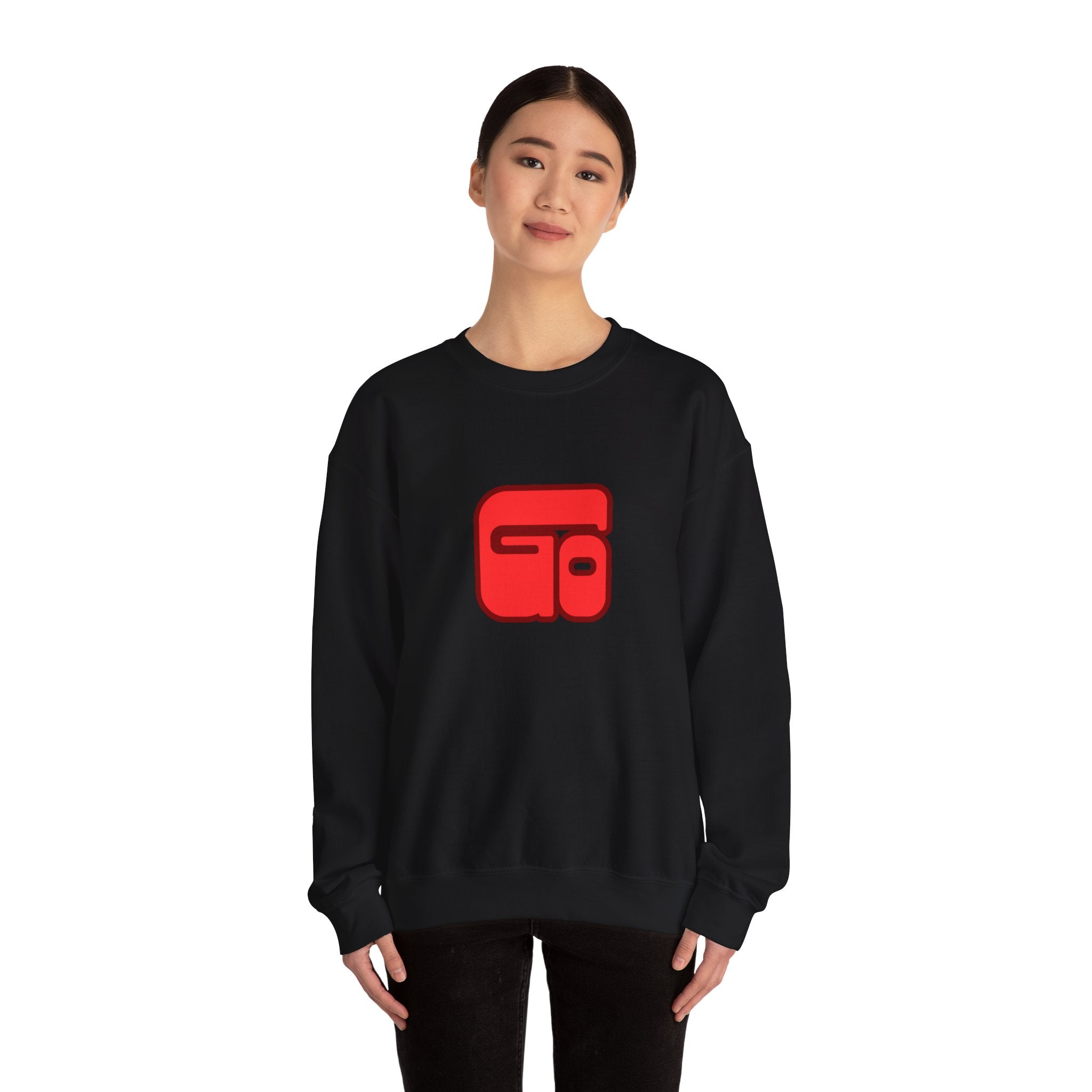 Retro Go, Be The Church Crewneck Sweatshirt, Casual Apparel, Streetwear Style, Gift for Him/Her, Cozy Layer for Every Occasion