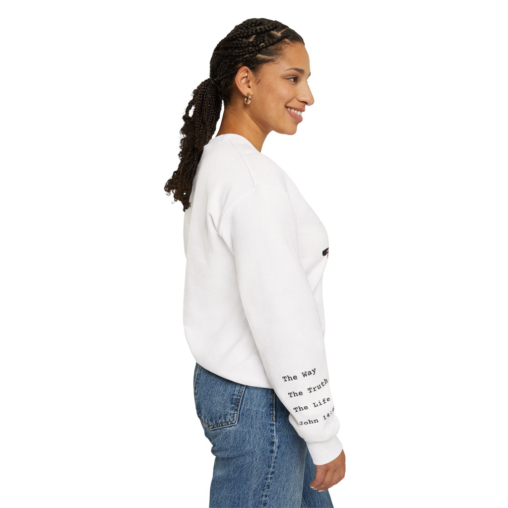 Faith-Inspired Crewneck Sweatshirt, Unisex Christian Apparel, Inspirational Gift, Cozy Religious Fashion, Perfect for Church Events