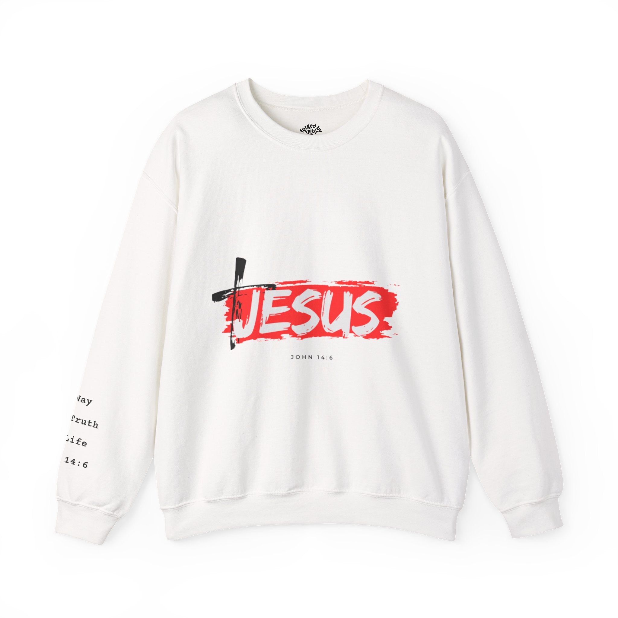 Faith-Inspired Crewneck Sweatshirt, Unisex Christian Apparel, Inspirational Gift, Cozy Religious Fashion, Perfect for Church Events