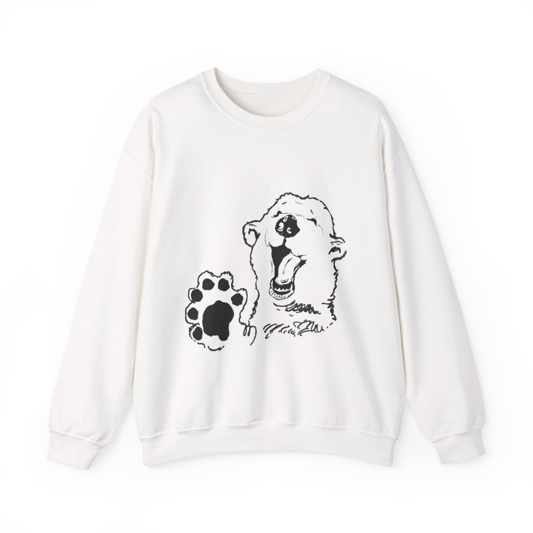 Grandma Lucy's Happy Bear  Crewneck Sweatshirt | Cozy Streetwear, Unisex Gift, Animal Lover Apparel, Casual Vibes, Everyday Comfort